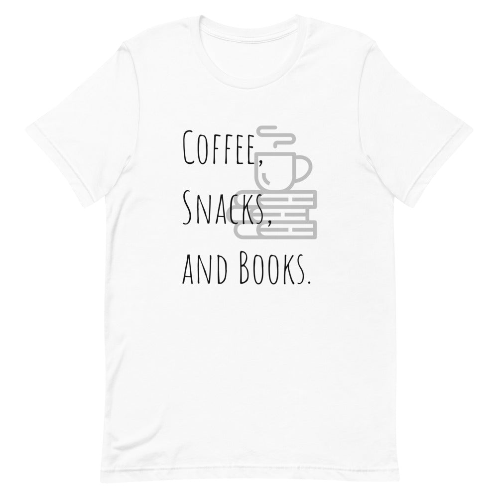 Coffee-Snacks-And-Book-T-Shirt.jpg